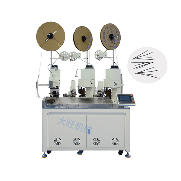 全自动三端合压端子机...