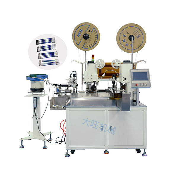 全自动两端压着插入机...